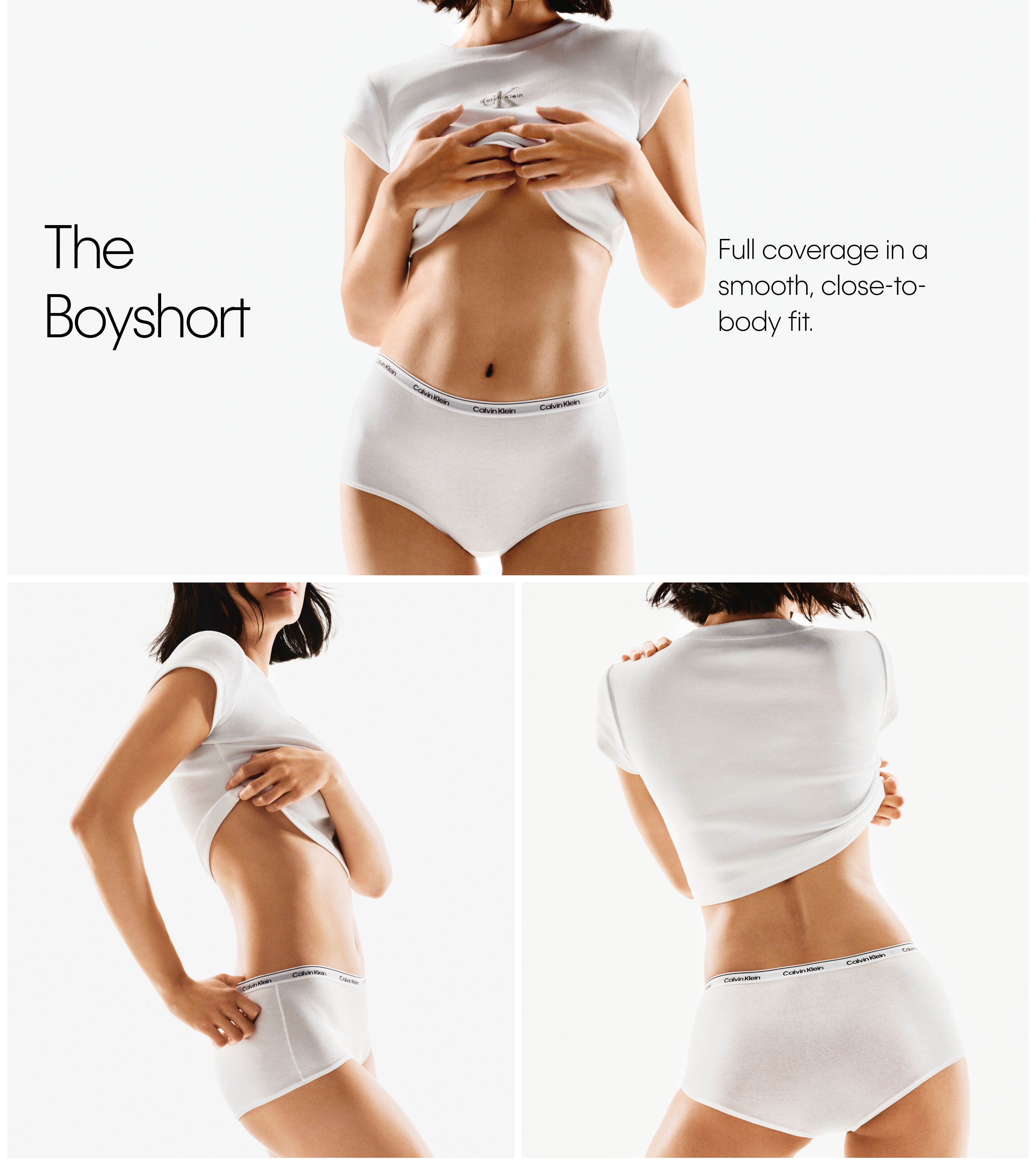 The Boyshort Full coverage in a smooth, close-to-body fit.
